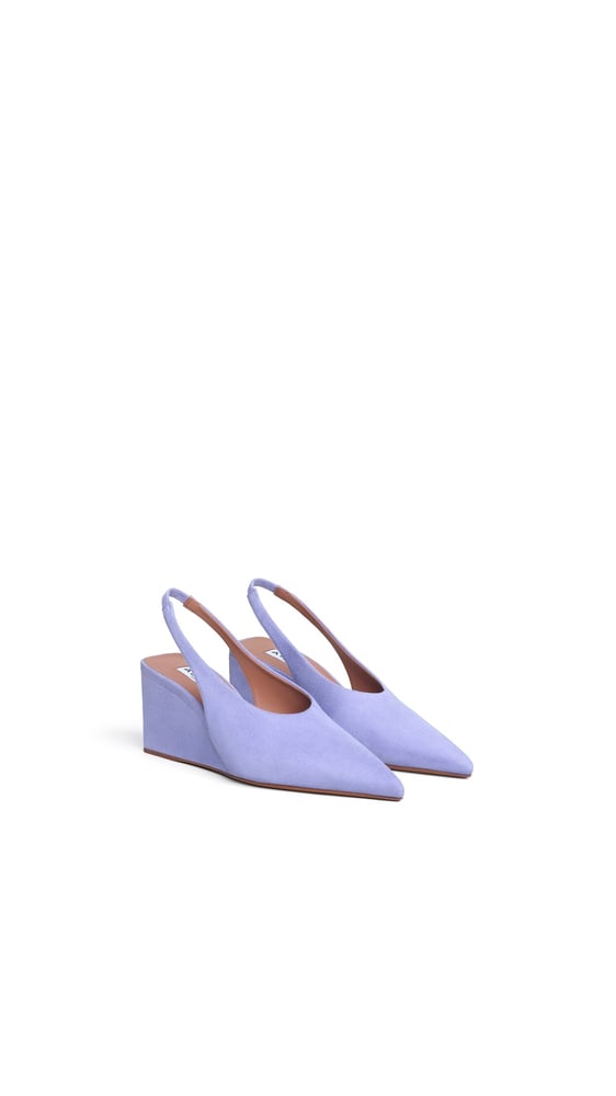 SLINGBACKS CUBE EN SUÈDE