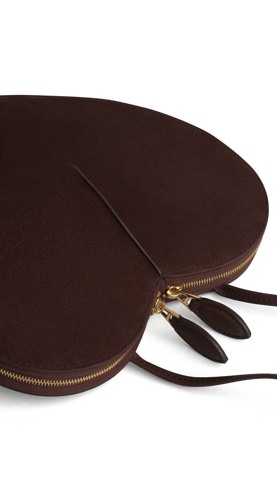 SAC LE CŒUR BI-MATIERE EN CUIR