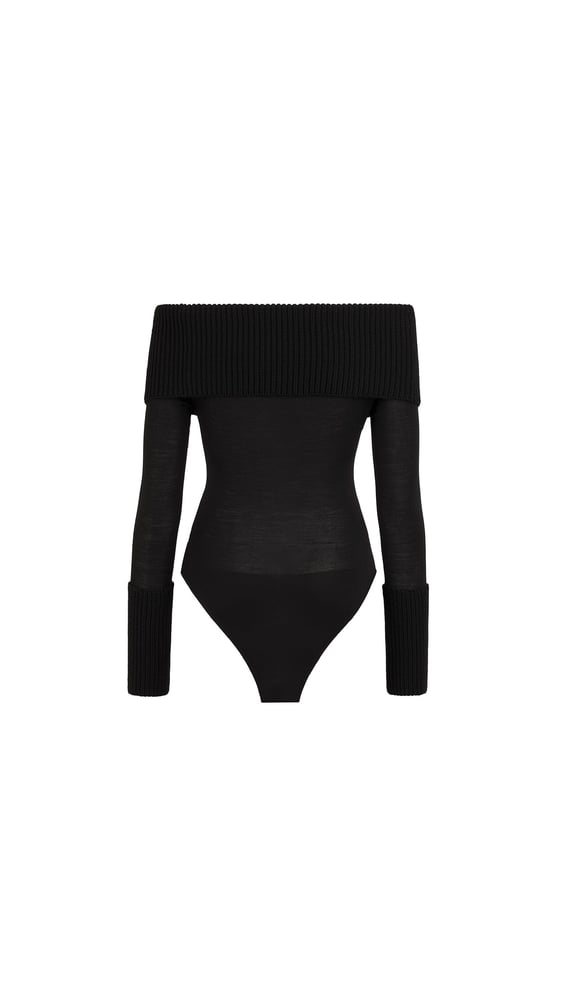 BODY ÉPAULES NUES EN MAILLE