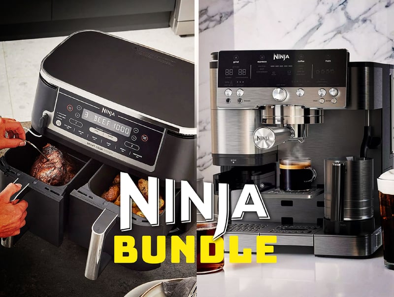 Ninja Air Fryer & Espresso Machine Bundle