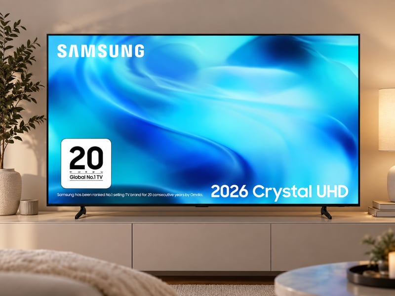 SAMSUNG 65" Crystal UHD 4K HDR Smart TV 2026