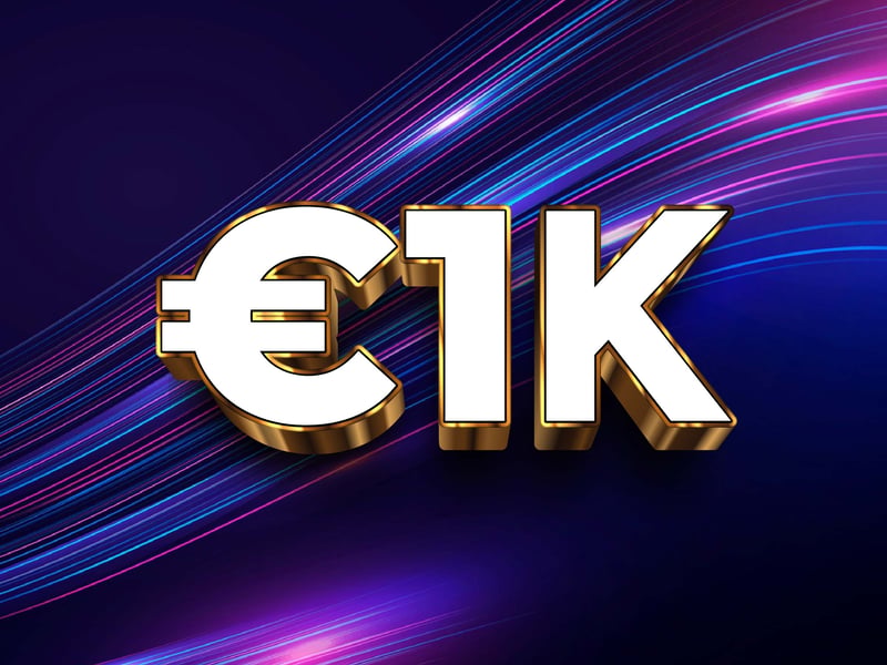 €1000 cash