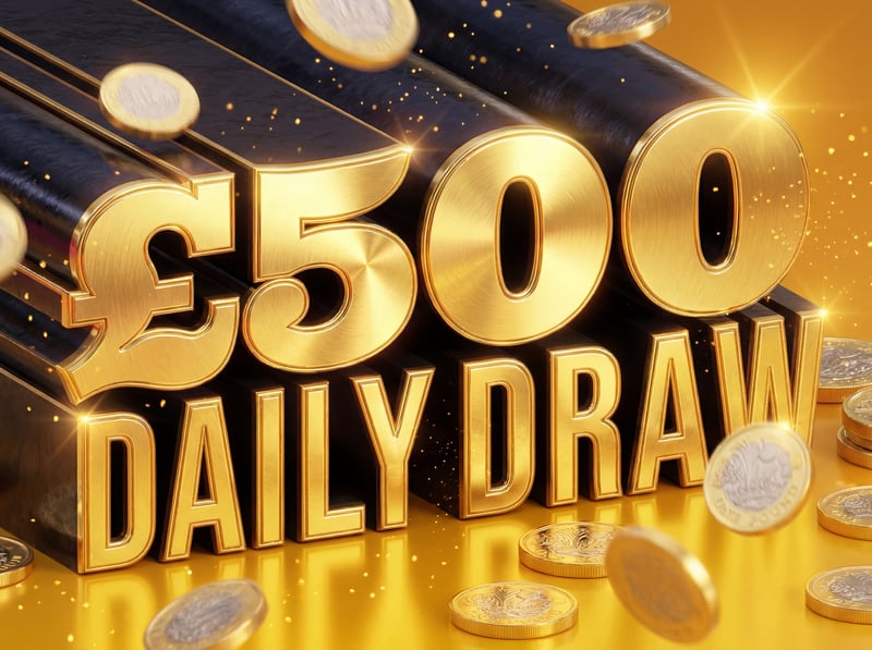 WIN £500 CASH TUESDAY - 9pm Autodraw