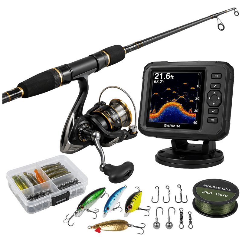 Fishing Bundle – Premium Rod/Reel + Sonar