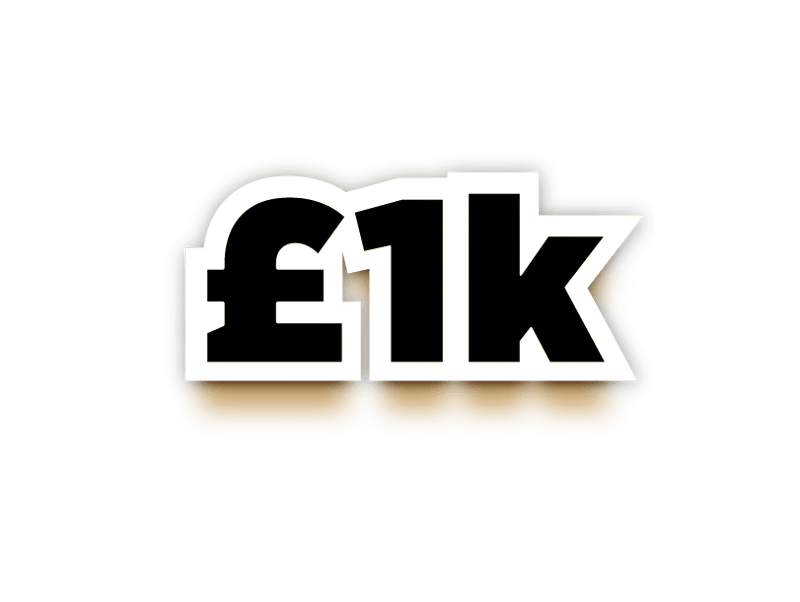 £1,000 Tax Free Cash