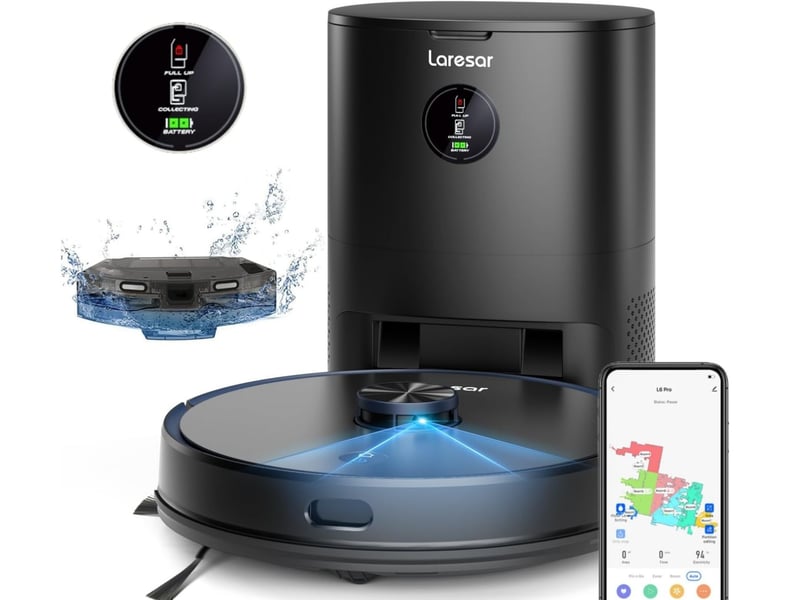 Laresar Robot Vacuum With Mop