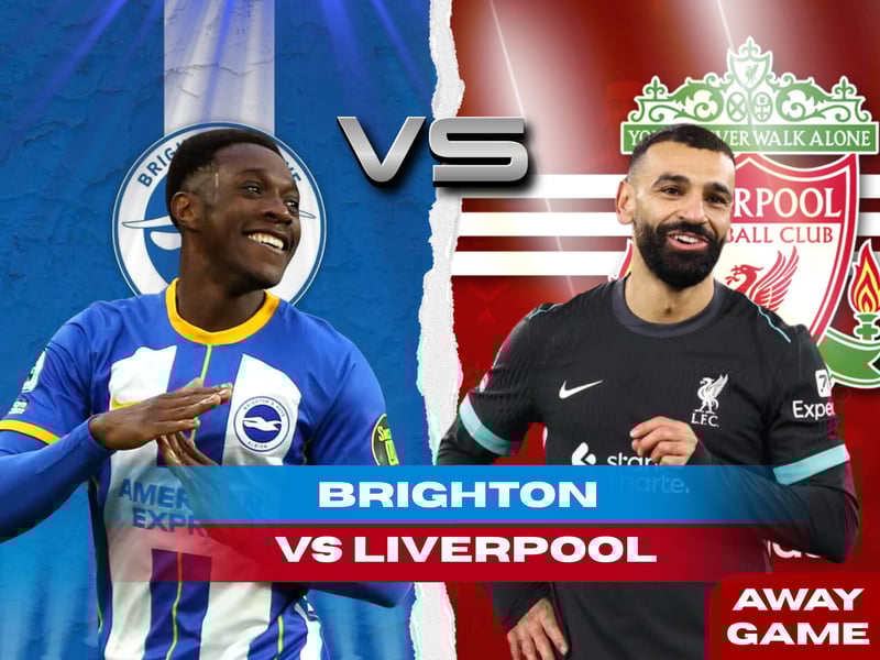 Brighton VS Liverpool Matchday Package