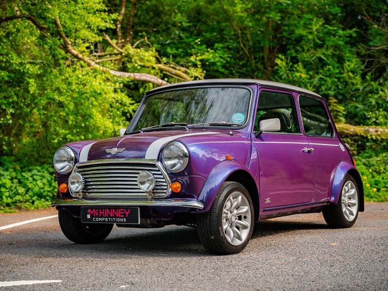1998 Purple Rover Mini Cooper or £10,000