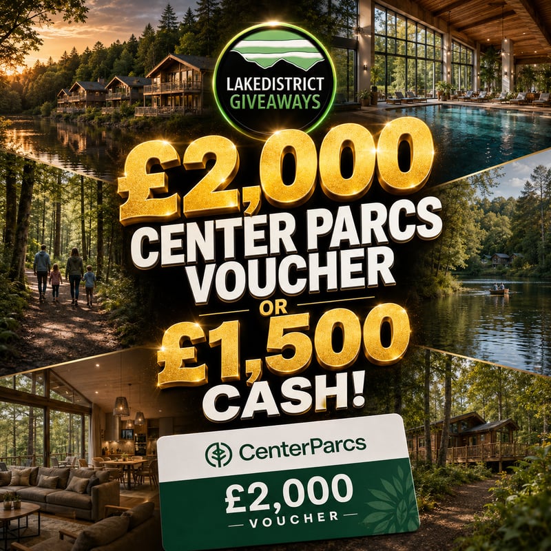 £2,000 Center Paris Voucher or £1,500 Cash