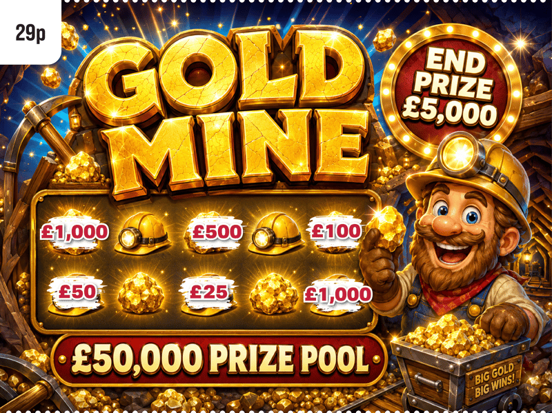 Gold Mine - 50k Prize pool - £5k End Prize!