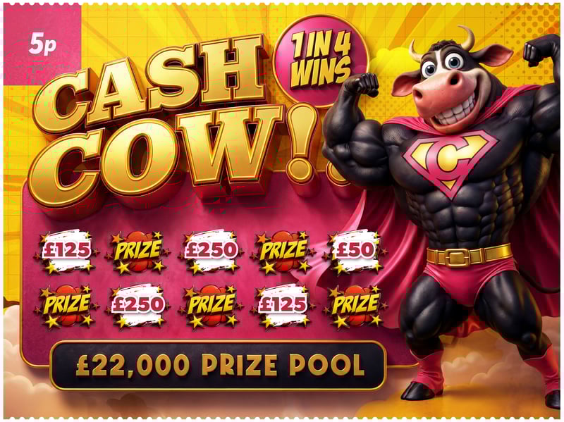 £22k Cash Cow - 1 in 4 Chance to WIN!