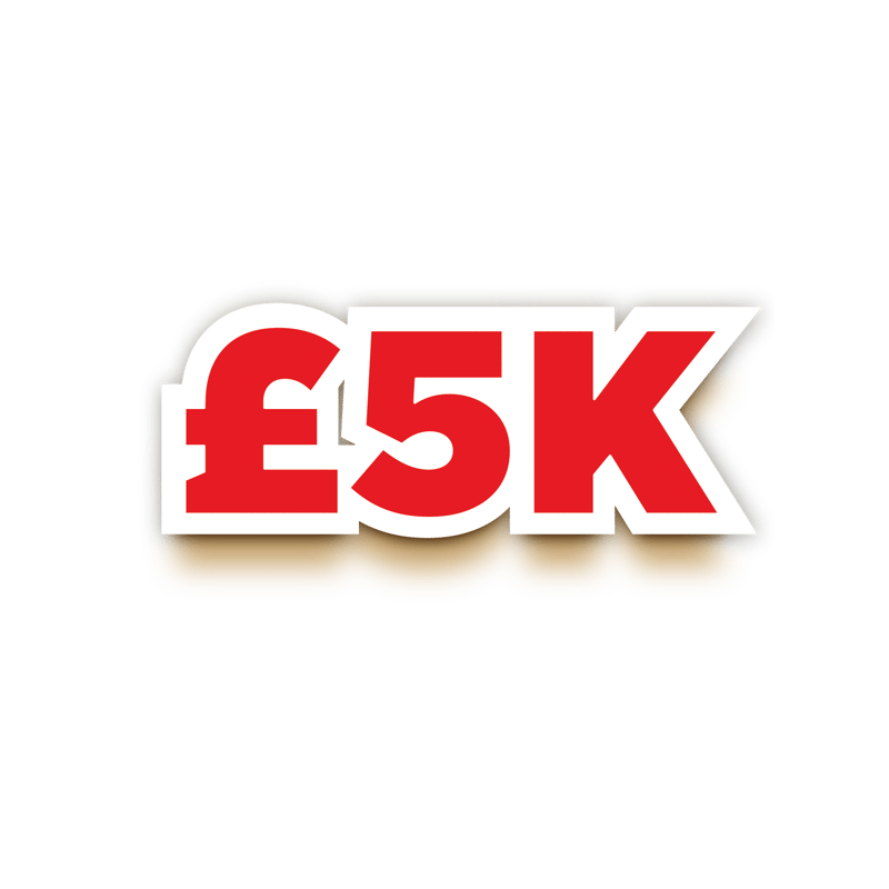 £5,000 Cash