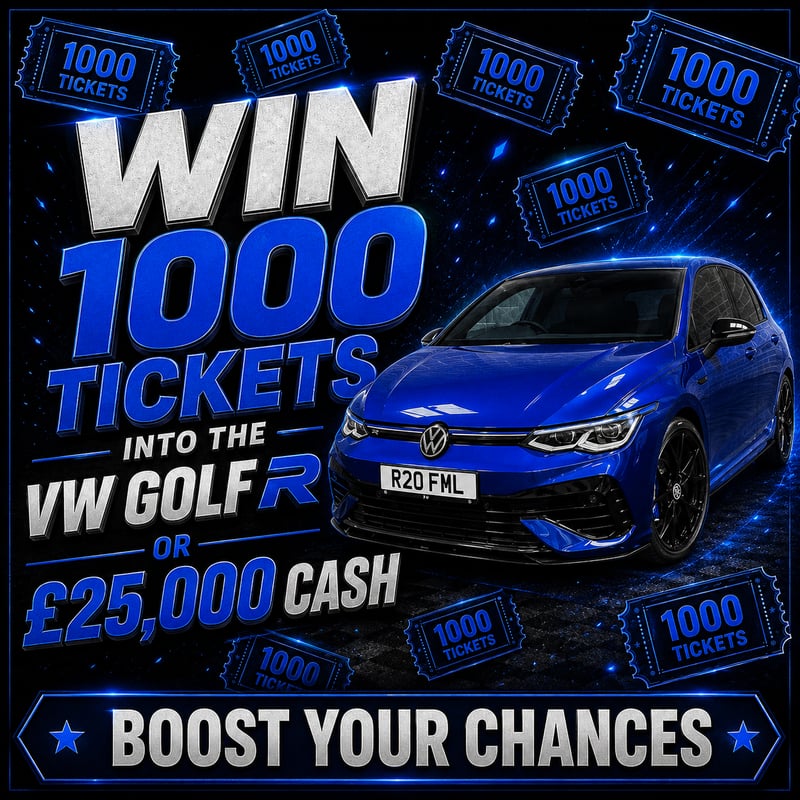 Win 1000 x VW Golf R Tickets - #1