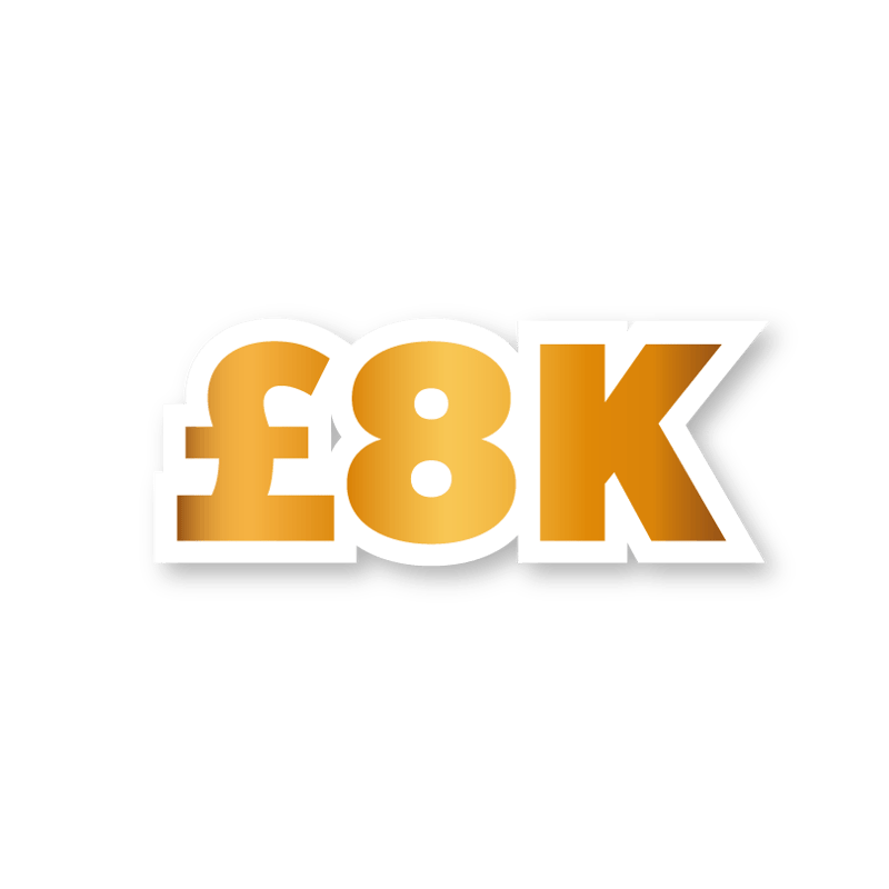 £8,000 Cash