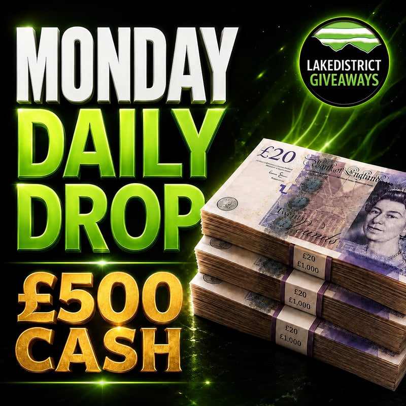 Monday Daily Drop - £500 Cash - AUTODRAW