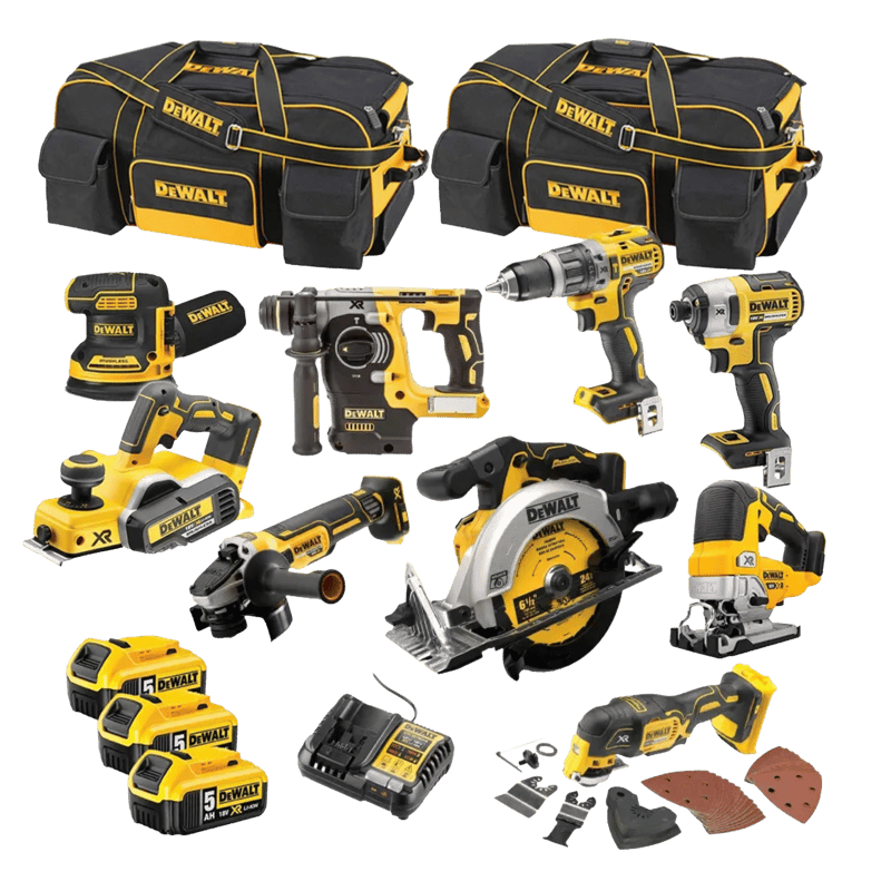 Dewalt 9 Piece 18V Tool Bundle