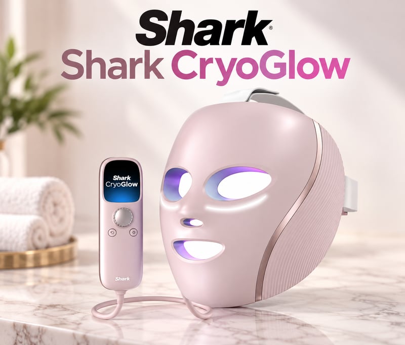 Shark CryoGlow LED Anti-Ageing & Blemish Repair Mask