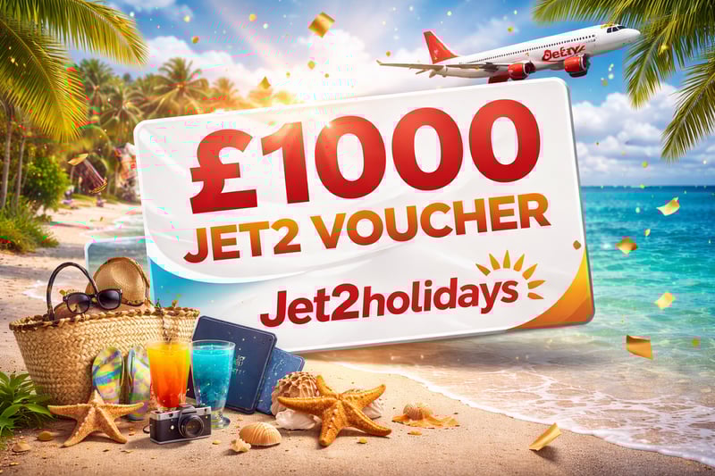 £1000 Jet2 Holiday Voucher - Autodraw