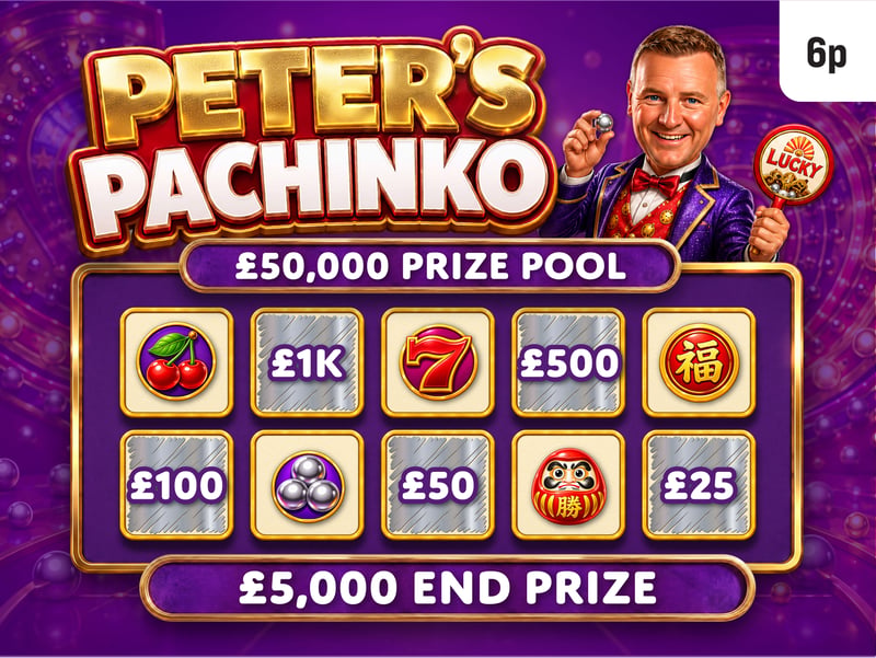 Peters Pachinko - 50k Prize pool - £5k End Prize!