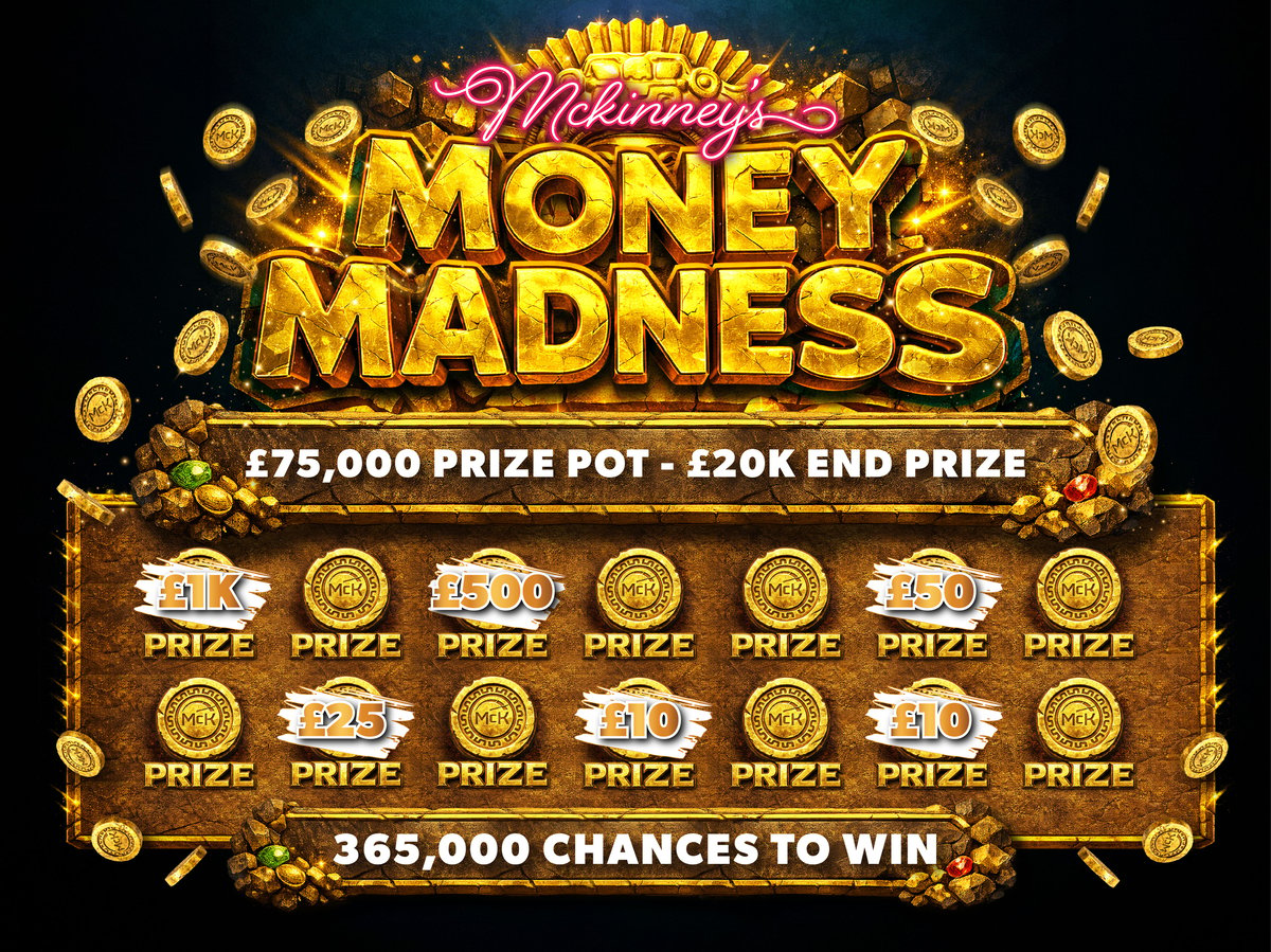 Money Madness - £75K Pot - £20K End Prize