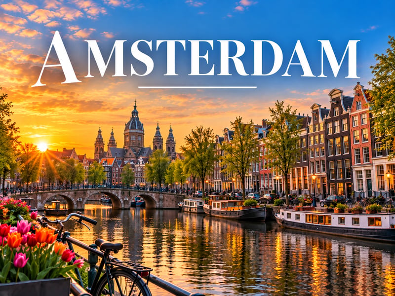 City Break To Amsterdam For Two - Autodraw