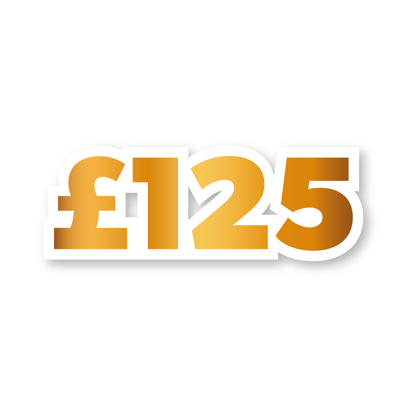 £125 Cash