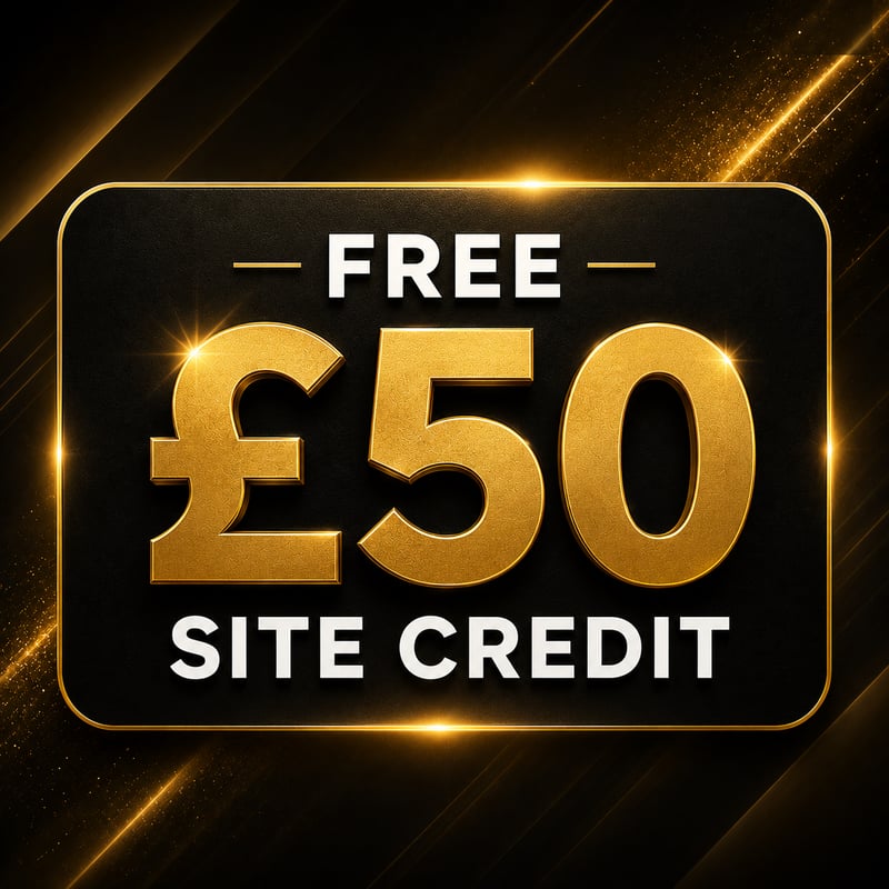 £50 Site Credit + £10 Bonus Draws - FREE COMP