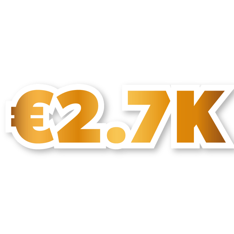 €2,700 Cash Prize
