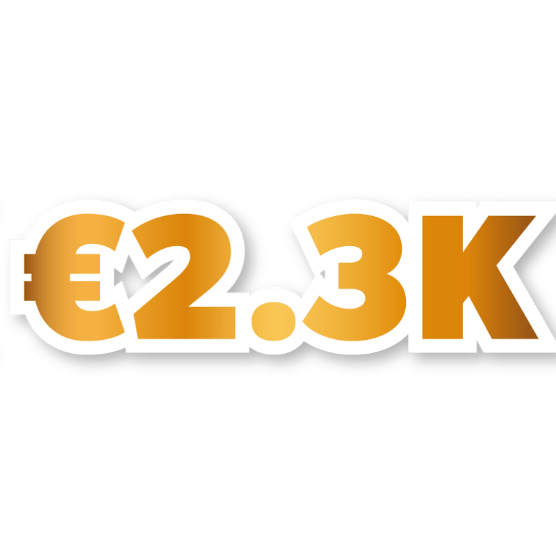 €2,300 Cash Prize