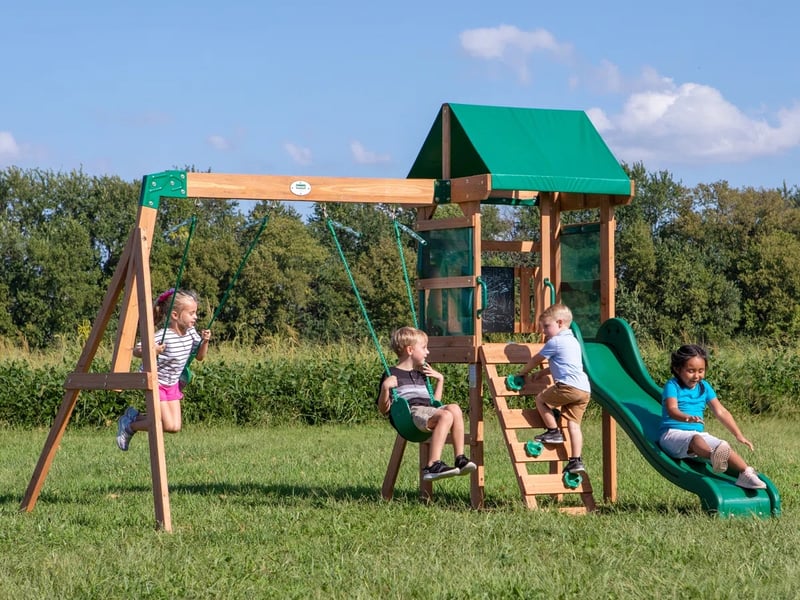 Kids Swing & Slide Set