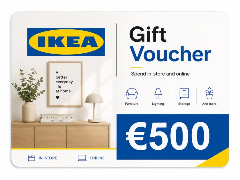Win €500 Ikea Gift Card!