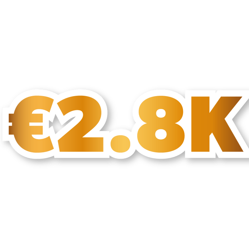 €2,800 Cash Prize