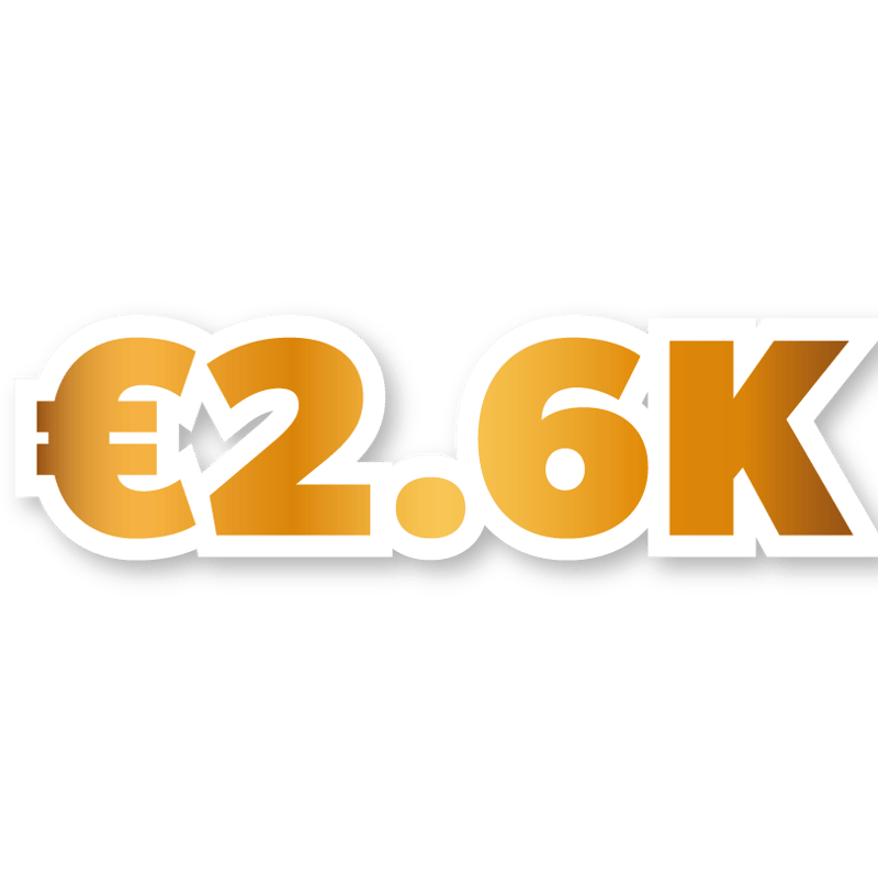 €2,600 Cash Prize