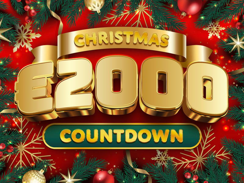 WIN €2k Xmas Countdown for 35c! 