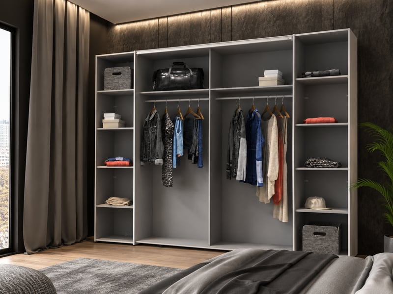 Debarr 4 Door Wardrobe