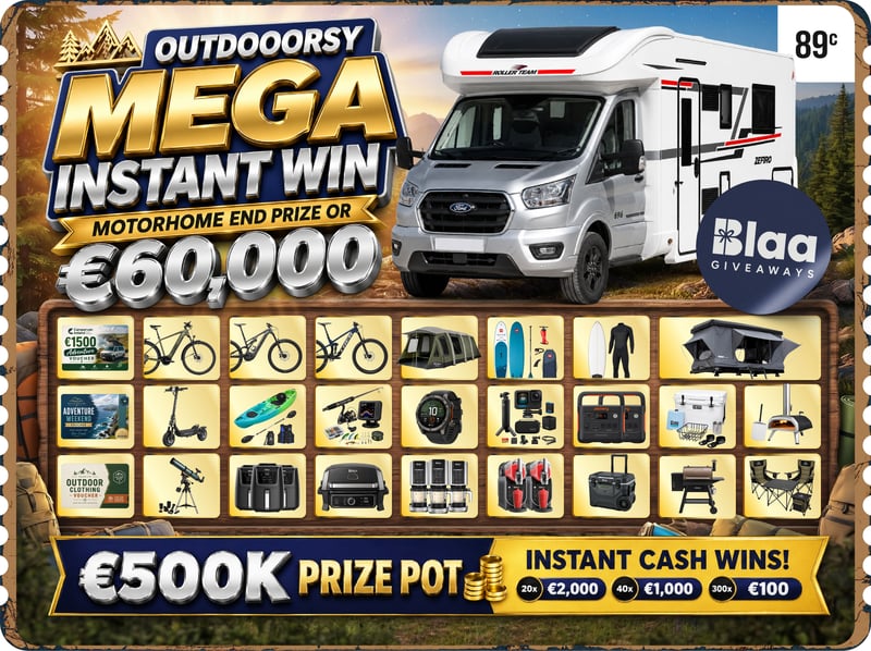 Outdoorsy Mega Instant Win - Rollerteam 696 Motorhome End Prize