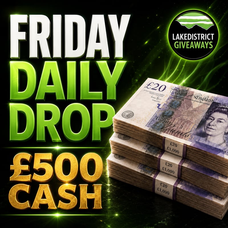 Friday Daily Drop - £500 Cash - AUTODRAW