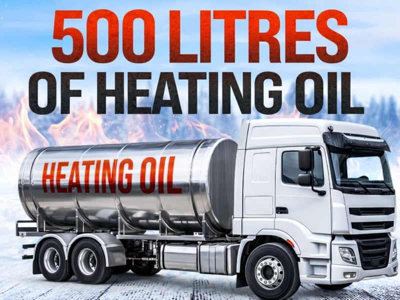 500 Litres of Heating Oil