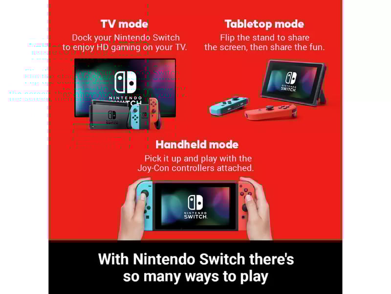 Nintendo Switch Console Neon #12