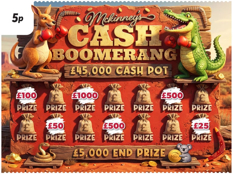 Cash Boomerang - £45k Prize Pool - £5k End Prize