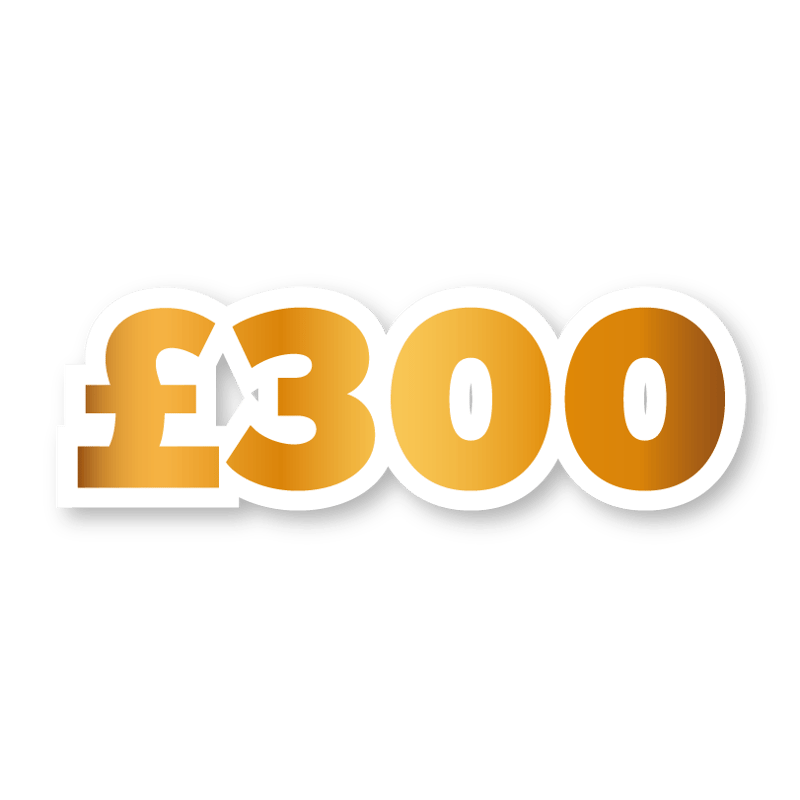£300 Cash