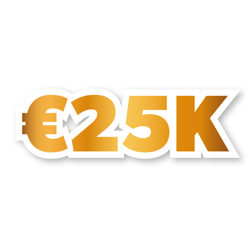 €25,000 Cash Prize