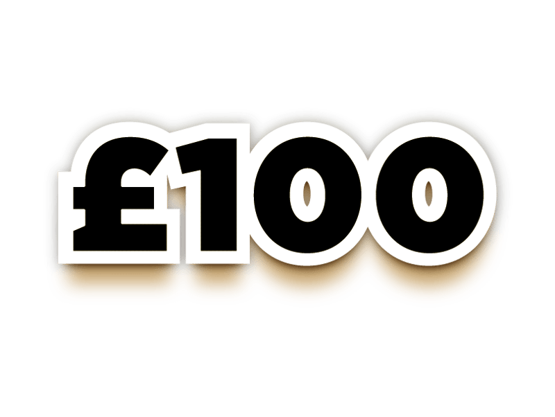 £100 Tax Free Cash