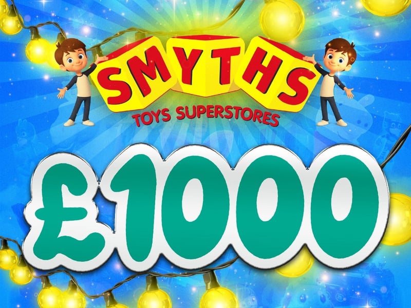 £1000 Smyths Toys Voucher