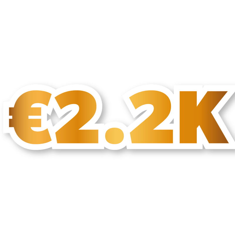 €2,200 Cash Prize