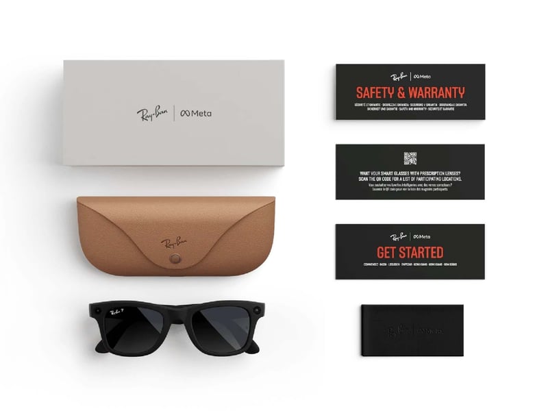 Meta x Ray-Ban Wayfarer AI Glasses