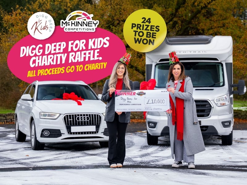 Digg Deep for Kids Charity Raffle - 24 Chances To Win!