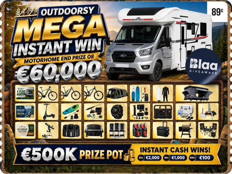 Outdoorsy Mega Instant Win - Rollerteam 696 Motorhome End Prize