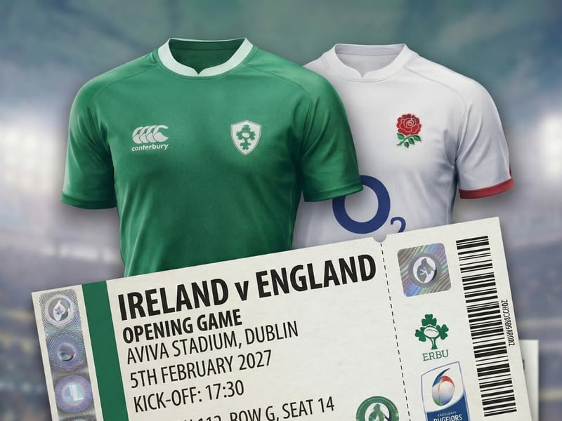 Ireland v England 6 Nations Rugby