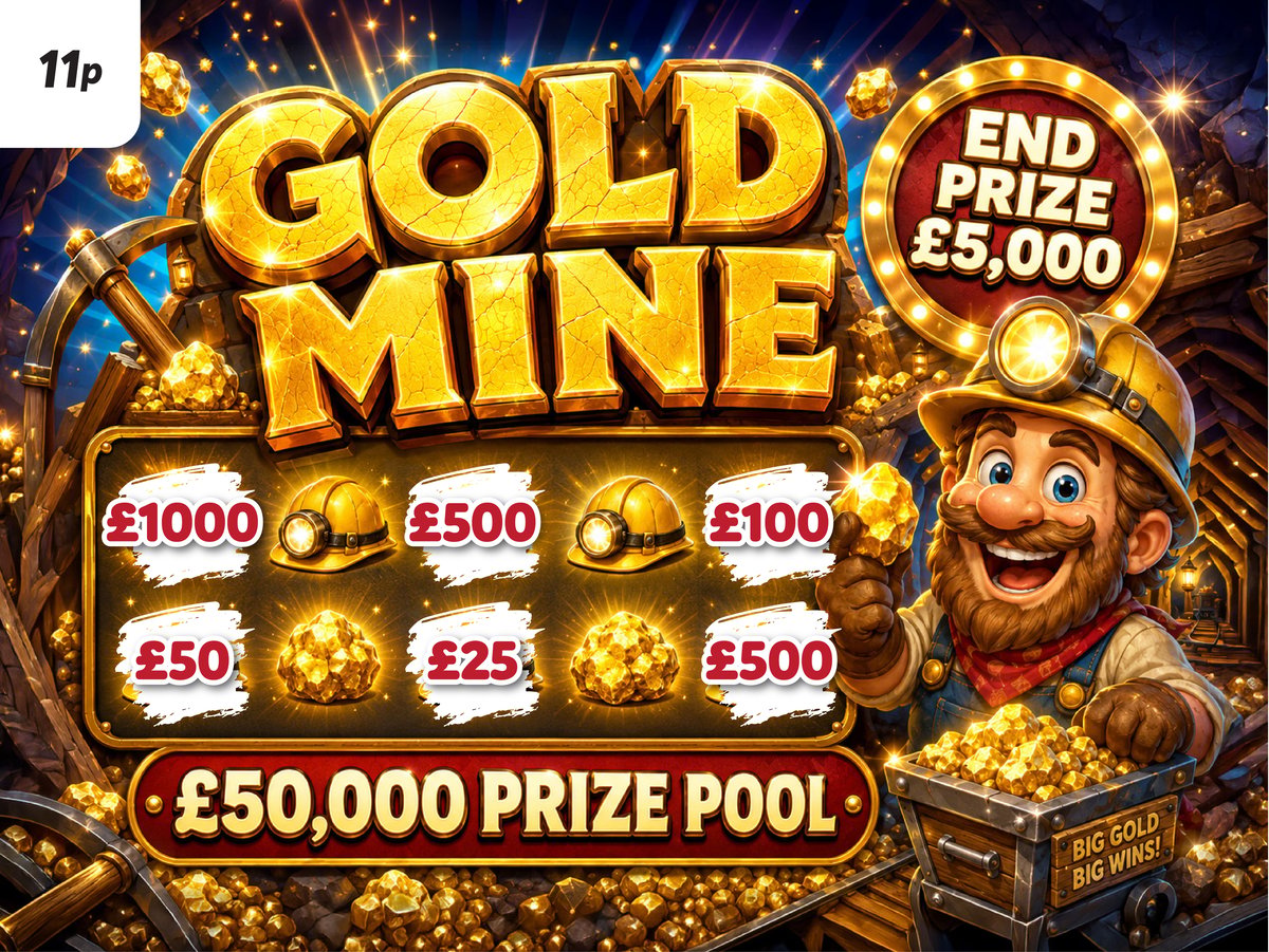 Gold Mine - 50k Prize pool - £5k End Prize!